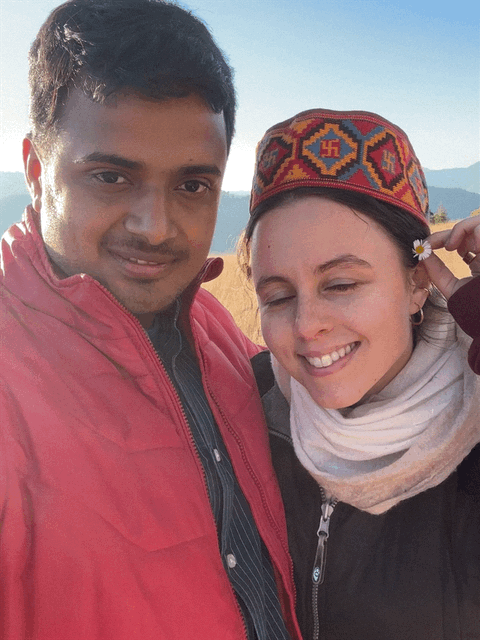 Sasha and Vivek at Rudraksh Resort 4